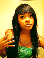 Neat mulatto cutie posing in hot pictures